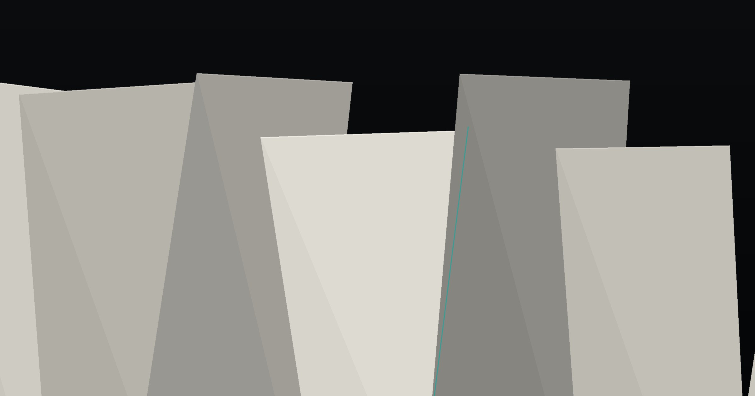 Abstract monumental architecture expressing durability